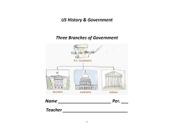 Classwork packet for 3 Branches (no hw)