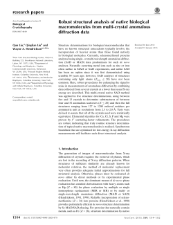 Robust structural analysis of native biological macromolecules from