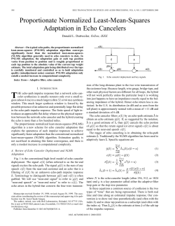 Proportionate normalized least-mean