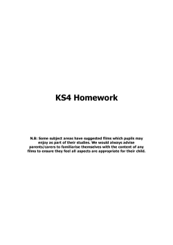 KS4 - Spring 2016