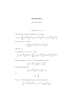 HW 8 solutions. - Department of Mathematics