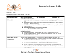 Parent Curriculum Guide