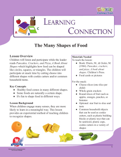 The Many Shapes of Food