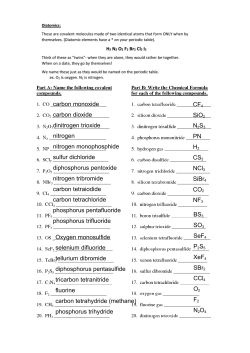 carbon monoxide carbon dioxide dinitrogen trioxide nitrogen