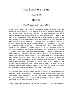 The Period of Charles XII.