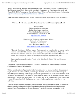 It is worthwhile reminding ourselves