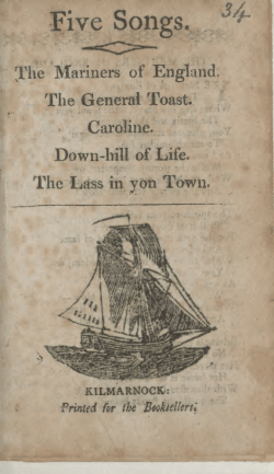 Five Songs. Xhe Mariners of England. Tlie General Toast. Caroline