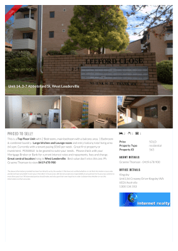 Unit 14, 3-7 Abbotsford St, West Leederville