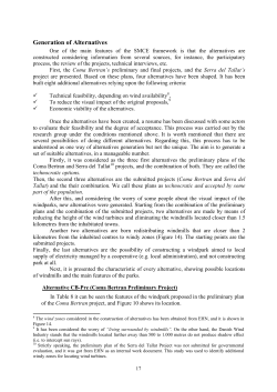 Generation of Alternatives