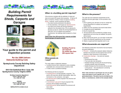 Shed Pamphlet Latest - Spotsylvania County