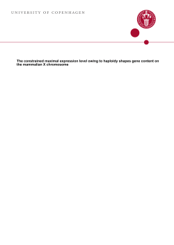 The constrained maximal expression level owing to haploidy shapes