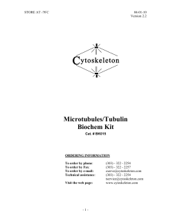 Microtubules/Tubulin Biochem Kit
