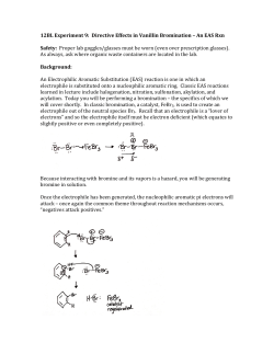 lab 9 Directive effects in Bromination of Vanillin