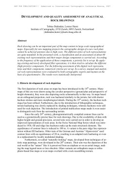 development and quality assessment of analytical rock drawings