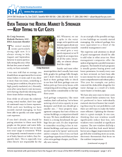 EvEn Though ThE REnTal MaRkET Is sTRongER —kEEp TRyIng To