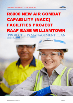 Project EHS Management Plan