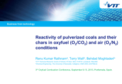 Reactivity of pulverized coals and their chars in oxyfuel (O2/CO2