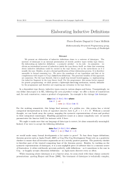 Elaborating Inductive Definitions