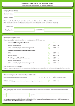 Office Order Forms - Thesaurus Technology