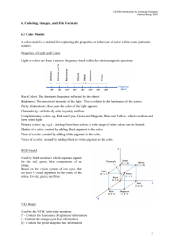 6. Coloring, Images, and File Formats