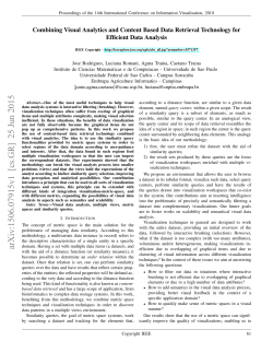 Combining Visual Analytics and Content Based Data Retrieval