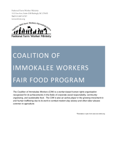 CIW Fair Food Program - National Farm Worker Ministry
