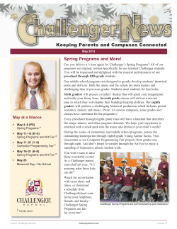 May, 2015 - Challenger School