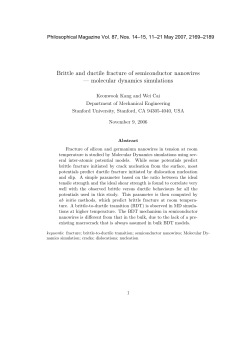 Brittle and ductile fracture of semiconductor nanowires