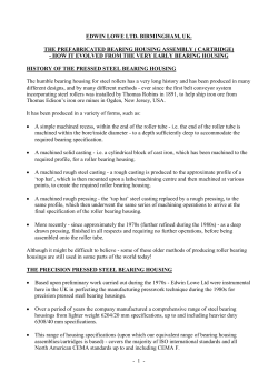 edwin lowe ltd. birmingham, uk. the prefabricated bearing housing