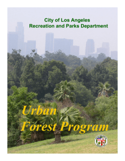 Urban Forest Program - City of Los Angeles Department of