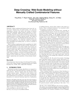 Deep Crossing: Web-Scale Modeling without Manually Crafted
