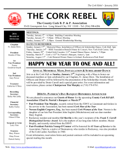 the cork rebel - NY Cork Association