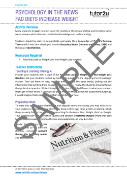 PSYCHOLOGY IN THE NEWS