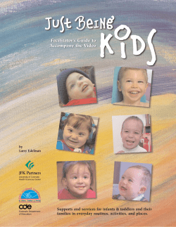 Just Being Kids Facilitators Guide