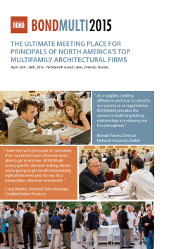 The ulTimaTe meeTing place for principals of norTh