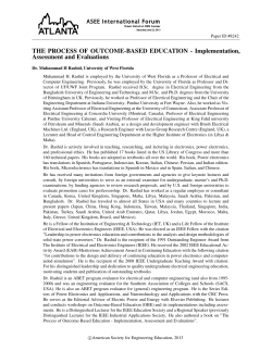 THE PROCESS OF OUTCOME