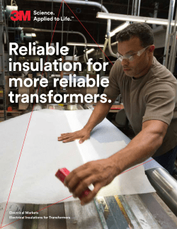 Insulation for Transformer, Applications Guide