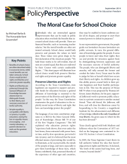 general diffusion of knowledge - Texas Public Policy Foundation