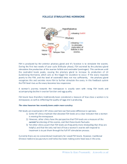 FOLLICLE STIMULATING HORMONE