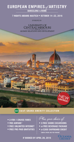 European Empires of Artistry - University of Central Missouri