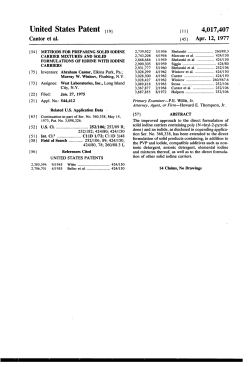 Methods for preparing solid iodine carrier mixtures and solid