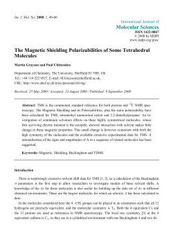 The Magnetic Shielding Polarizabilities of Some Tetrahedral