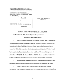 UNITED STATES DISTRICT COURT SOUTHERN DISTRICT