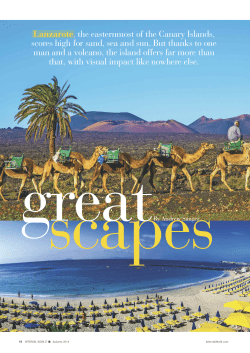 Lanzarote, the easternmost of the Canary Islands, scores high for