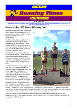 southland athletics news - Sports Technology Group