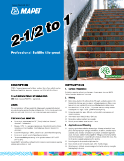 Professional Saltillo tile grout