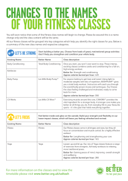 Cornwall Fitness Class Name Changes.1.1