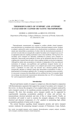 catalyzed by cloned or native transporters