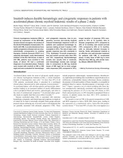 Imatinib induces durable hematologic and