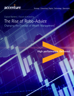 The Rise of Robo-Advice